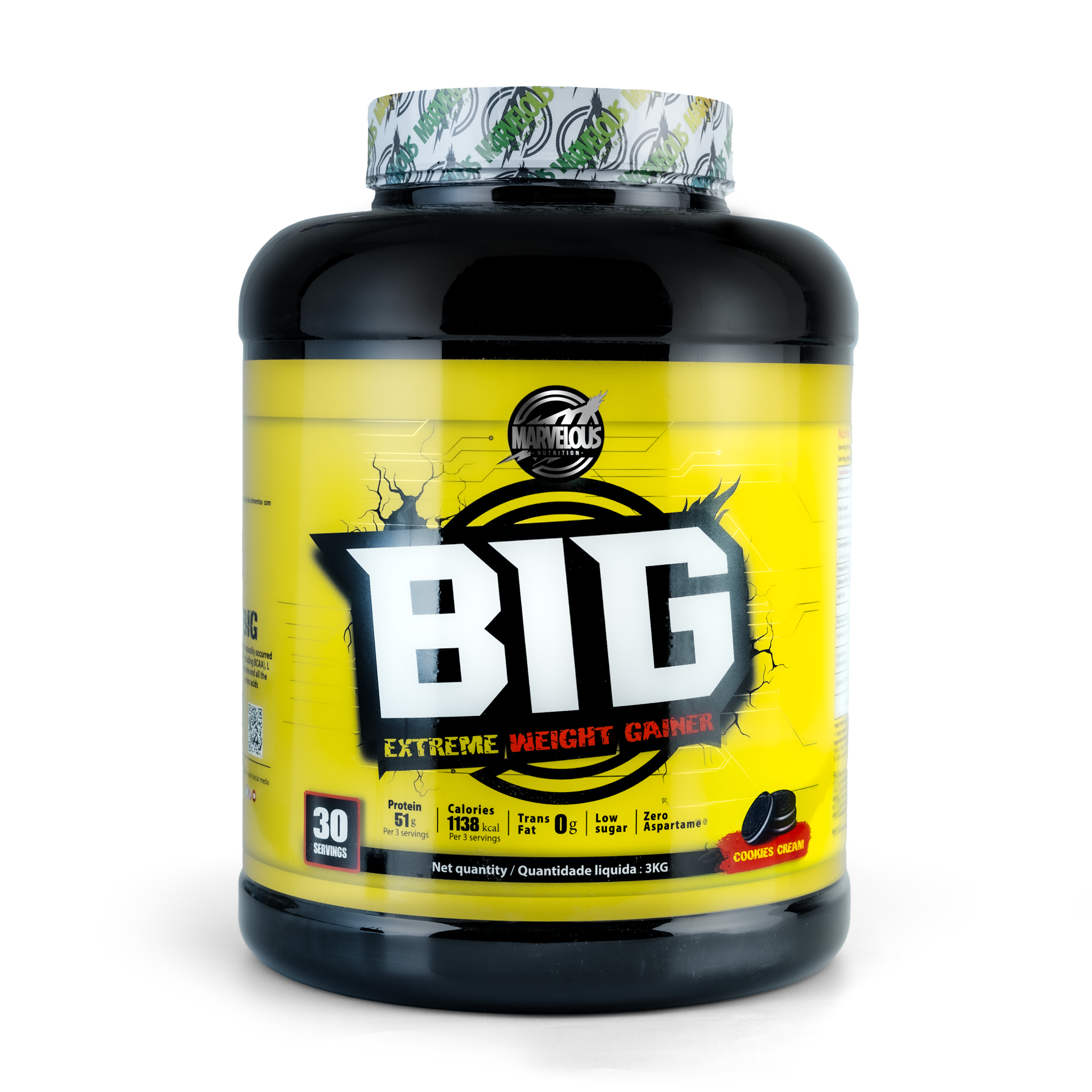 Marvelous Nutrition Big Extreme Weight Gainer.-30Serv.-3kg