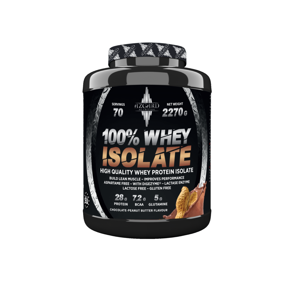 Azgard Nutrition 100% Whey Isolate High Quality Whey Protein Isolate-70Serv.-2270G.-Chocolate-Peanut Butter