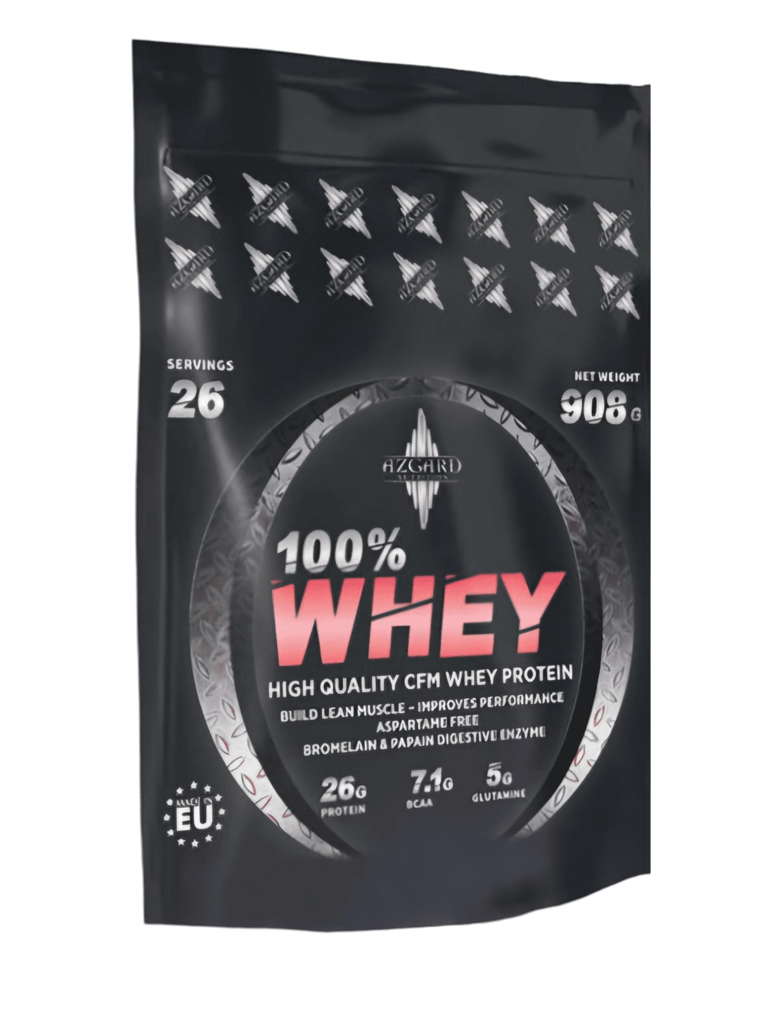 Azgard Nutrition 100% Whey High Quality Whey Protein Isolate-26Serv.-908gm.-Banana Split
