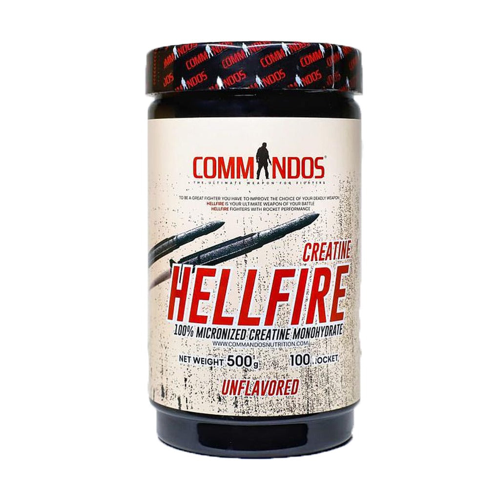 Commandos Creatine Hell Fire Micronized 100%-60Serv.-300G
