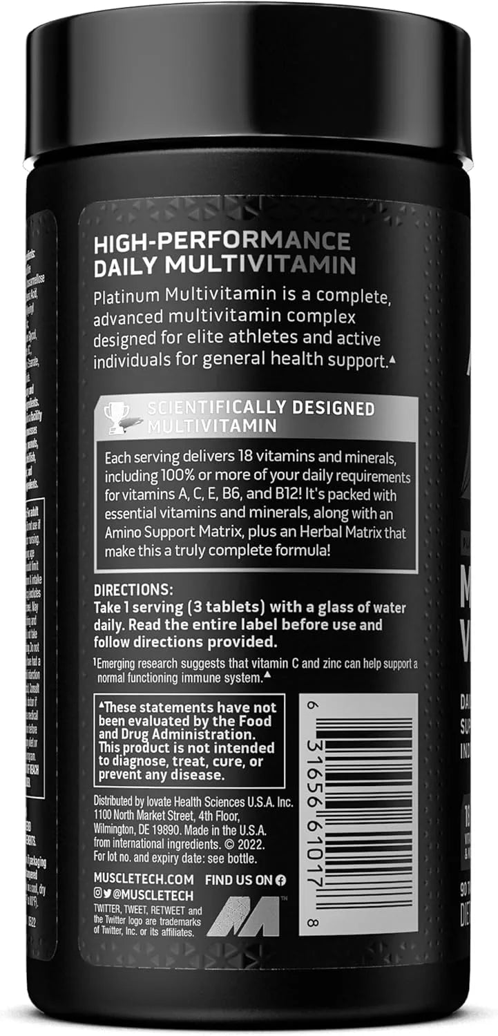 MuscleTech Platinum Multi vitamin 90 TAB