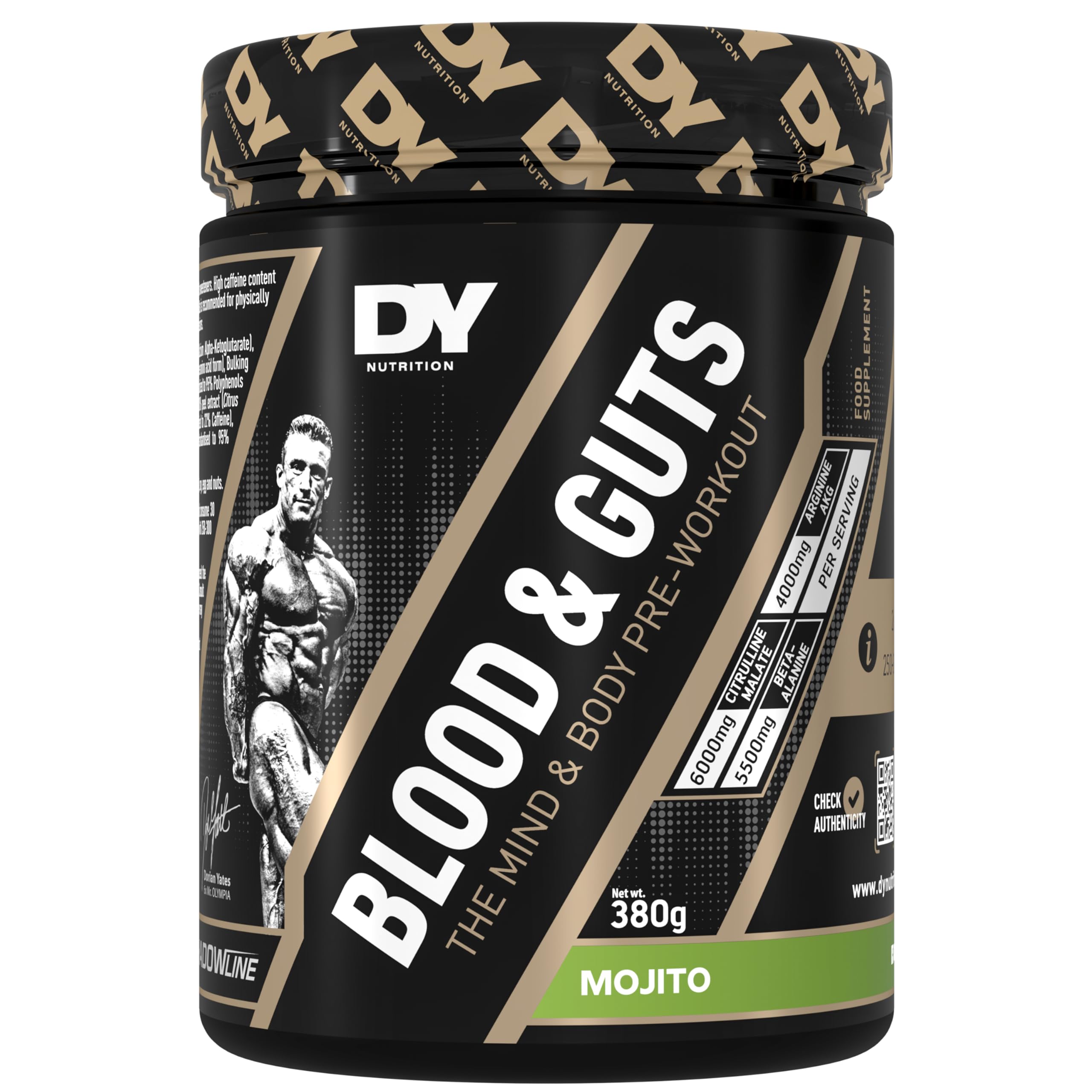 Dorian Yates Blood & guts-20 Serv.-380g