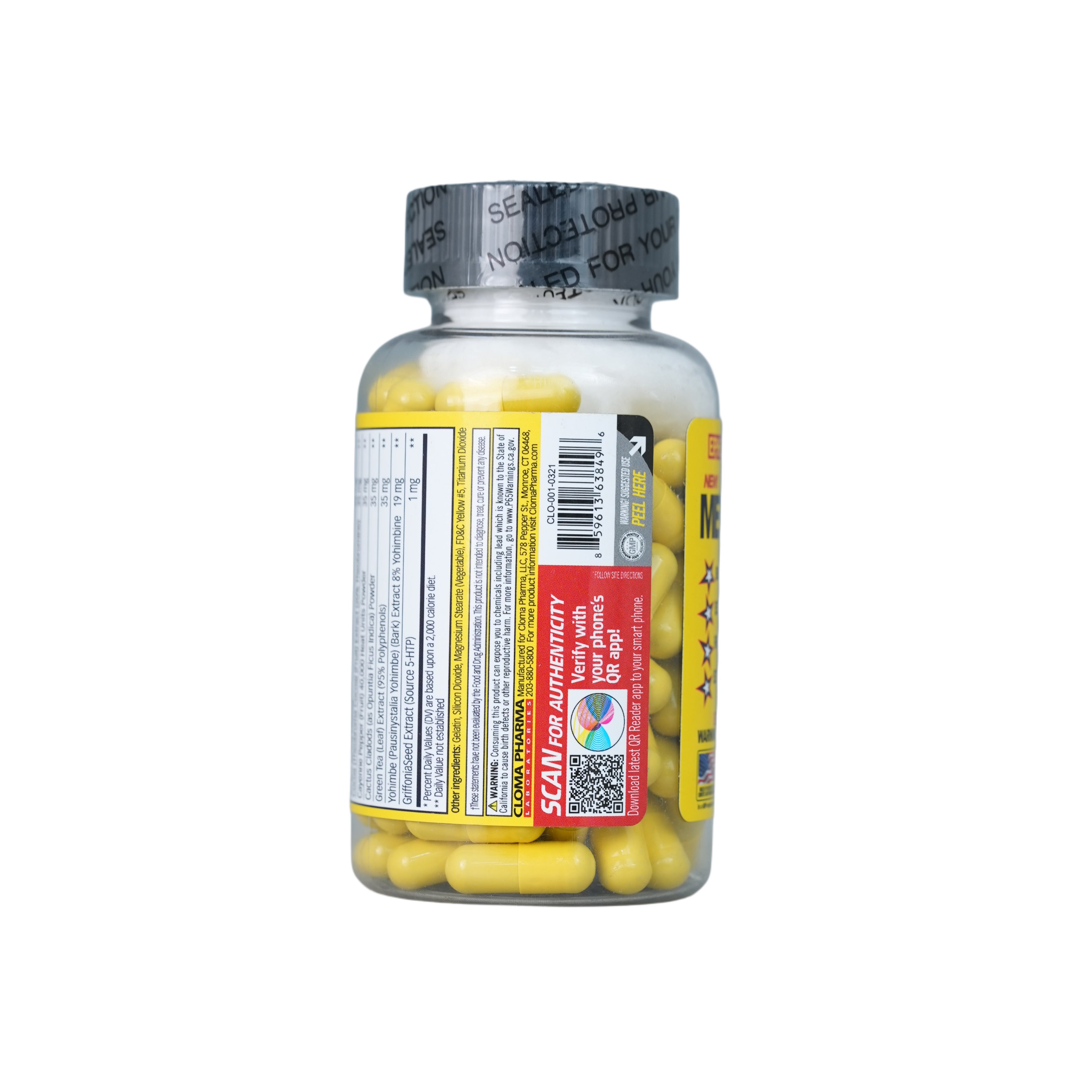 Cloma Pharma Methyldrene 25 Ephedra -100Serv.-100Caps.