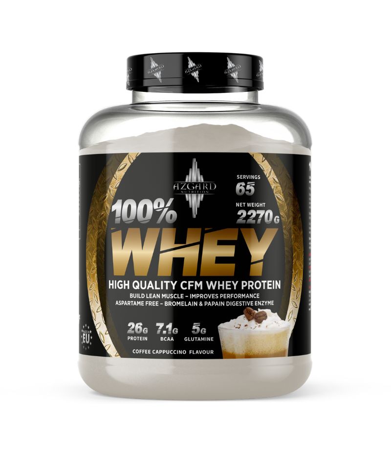 Azgard Nutrition 100% Whey High Quality CFM Whey Protein-65Serv.-2270G