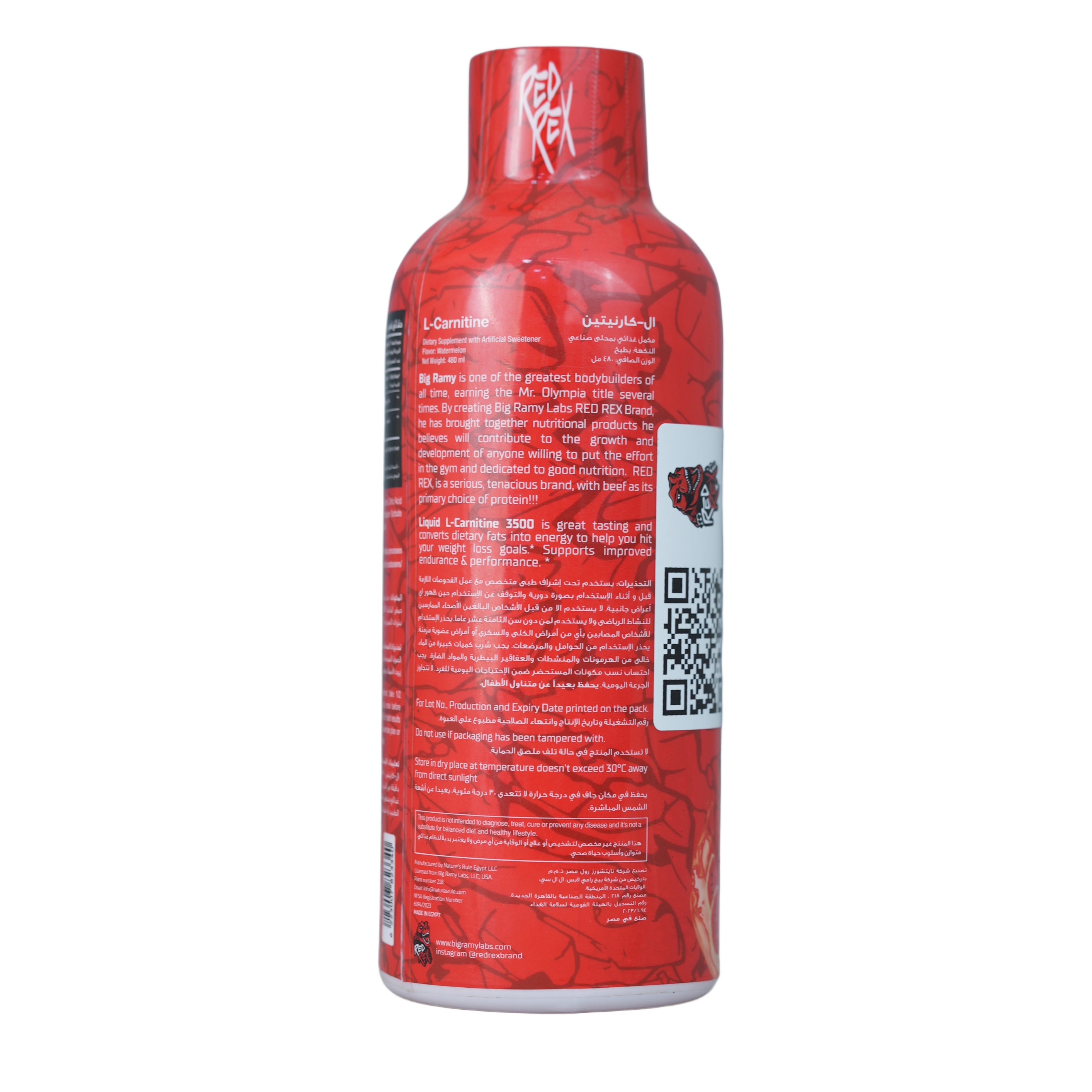 Big Ramy Labs L-carnitine 3500.-32Serv.-500ml