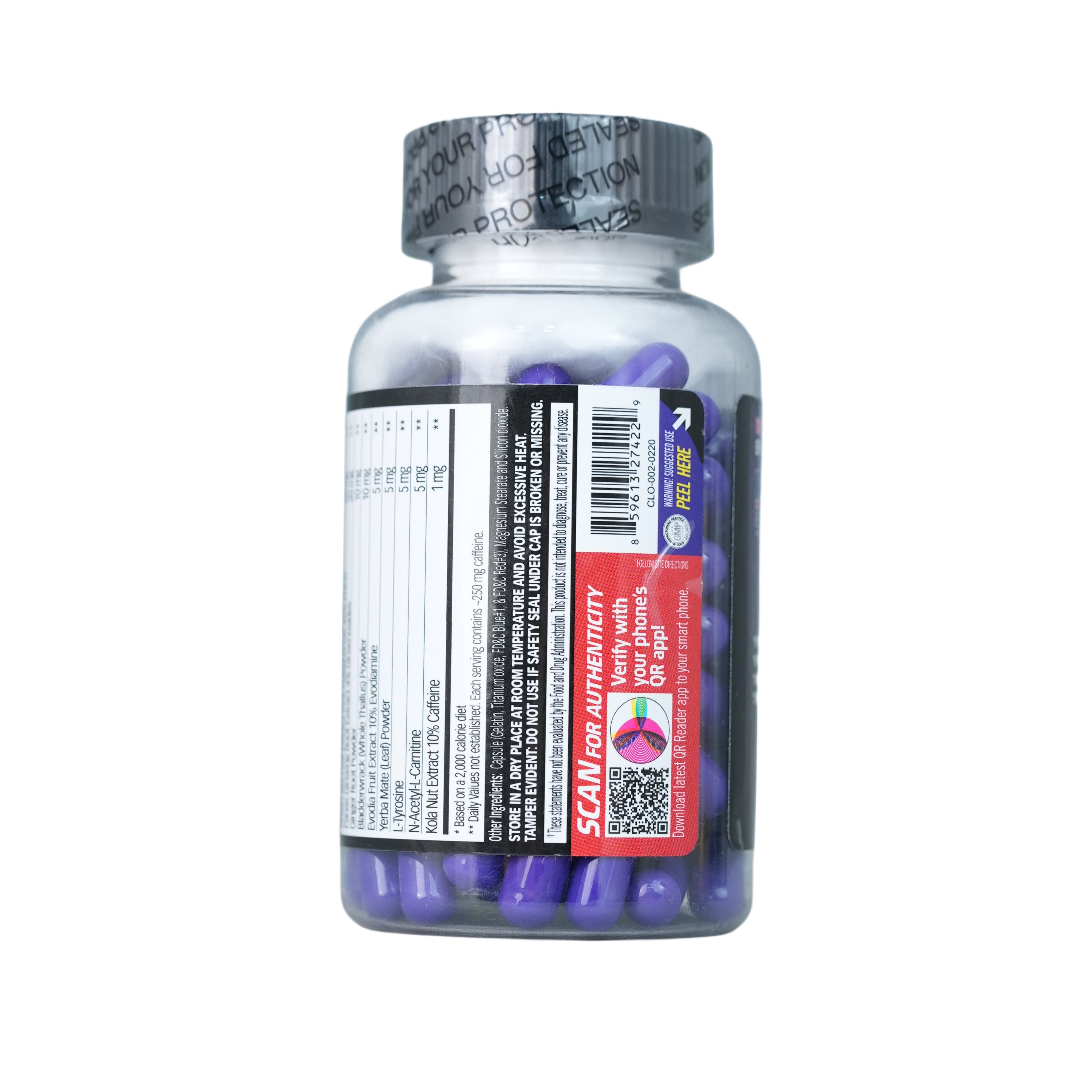 Cloma Pharma Asia Black 25Ephedra.-100Serv.-100Capsules