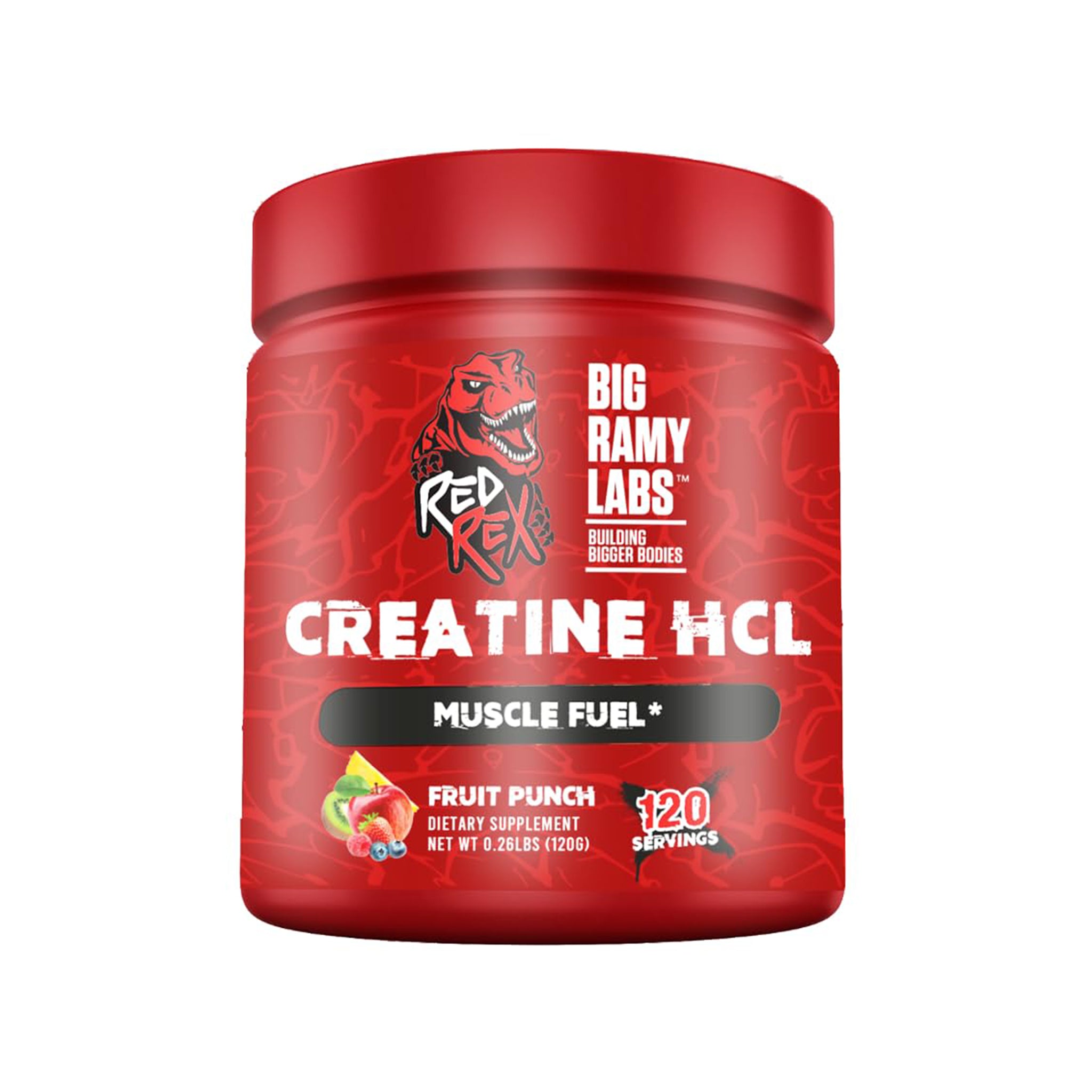Big Ramy Labs Creatine HCL-120Serv.-120g.-Fruit Punch