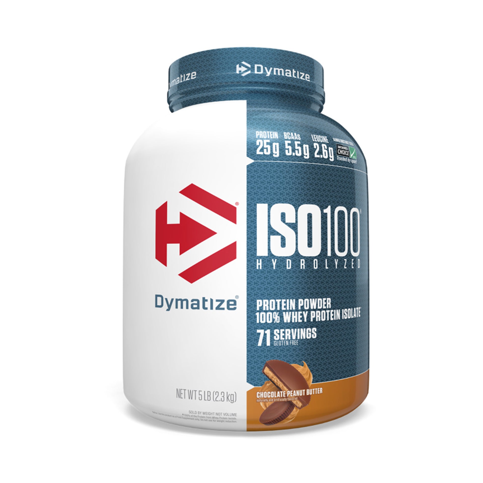 ديماتيز ISO100-71Serv.-2.3KG-زبدة الفول السوداني بالشوكولاتة