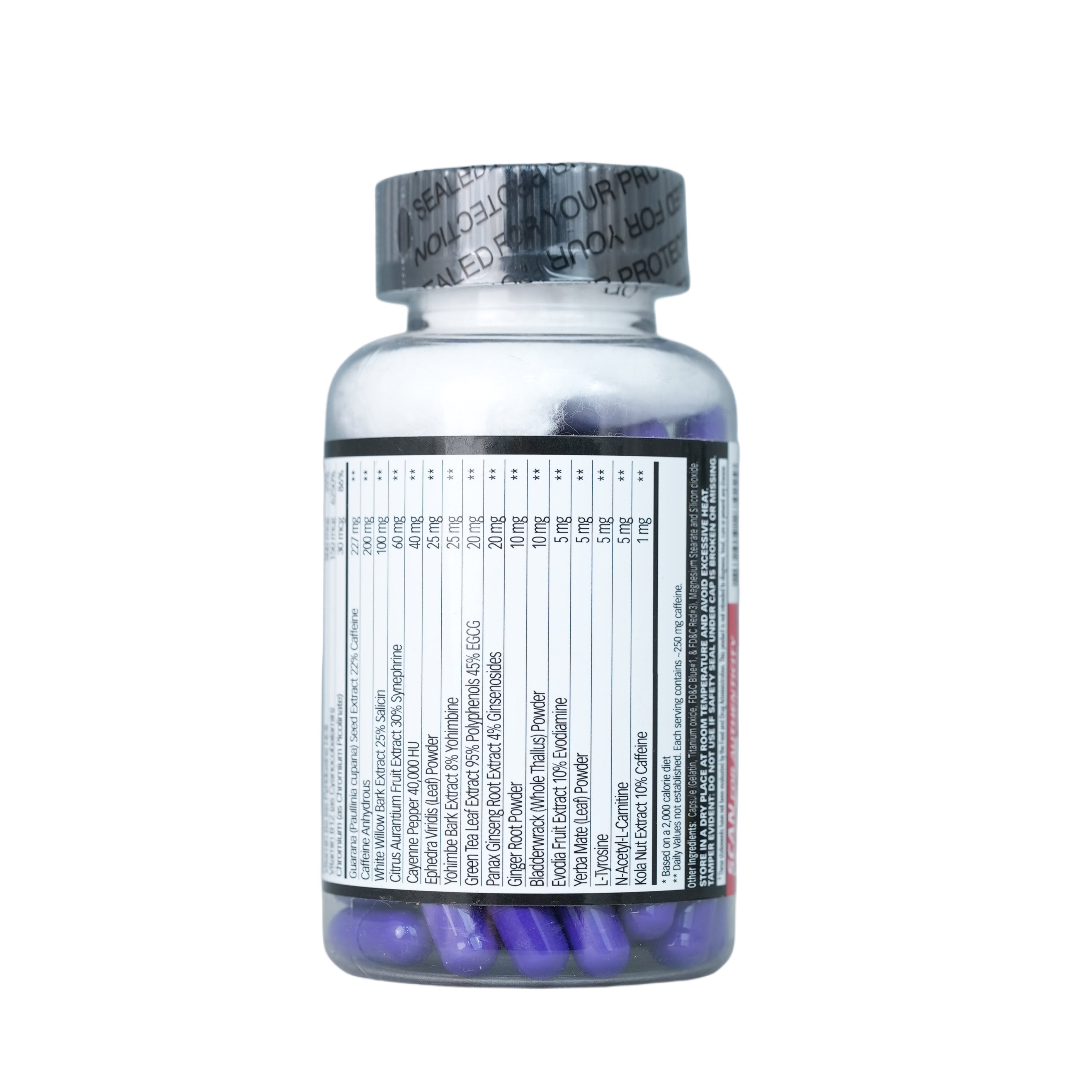 Cloma Pharma Asia Black 25Ephedra.-100Serv.-100Capsules