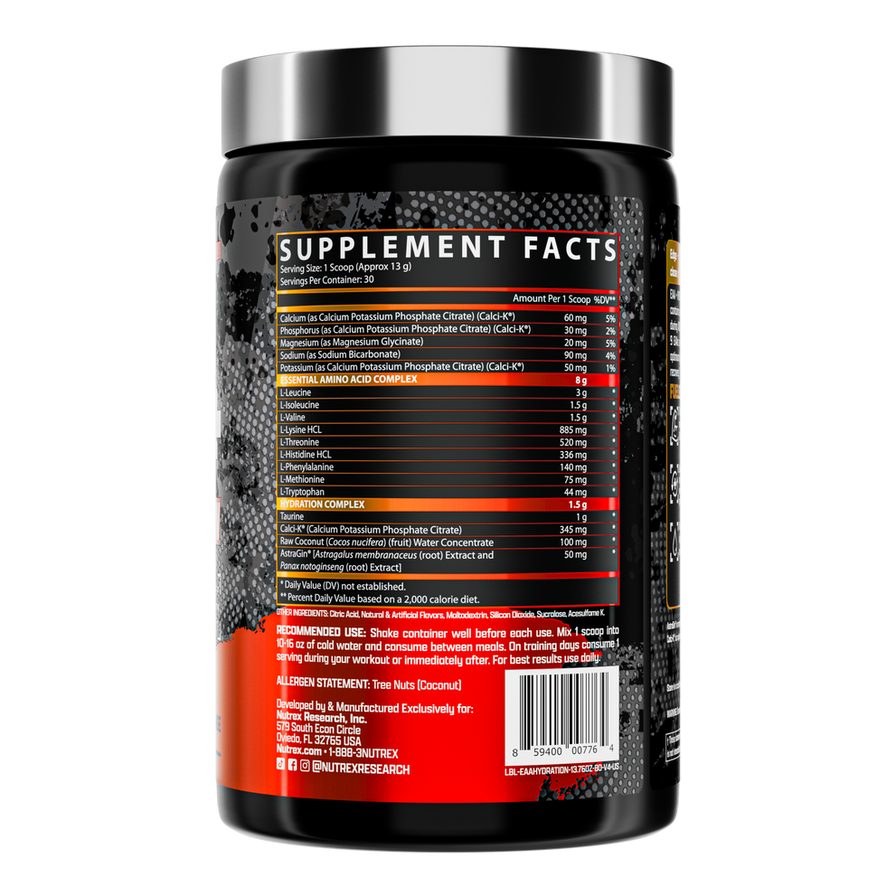 Nutrex Research EAA Hydration Refuel. Build-30Serv.-390g