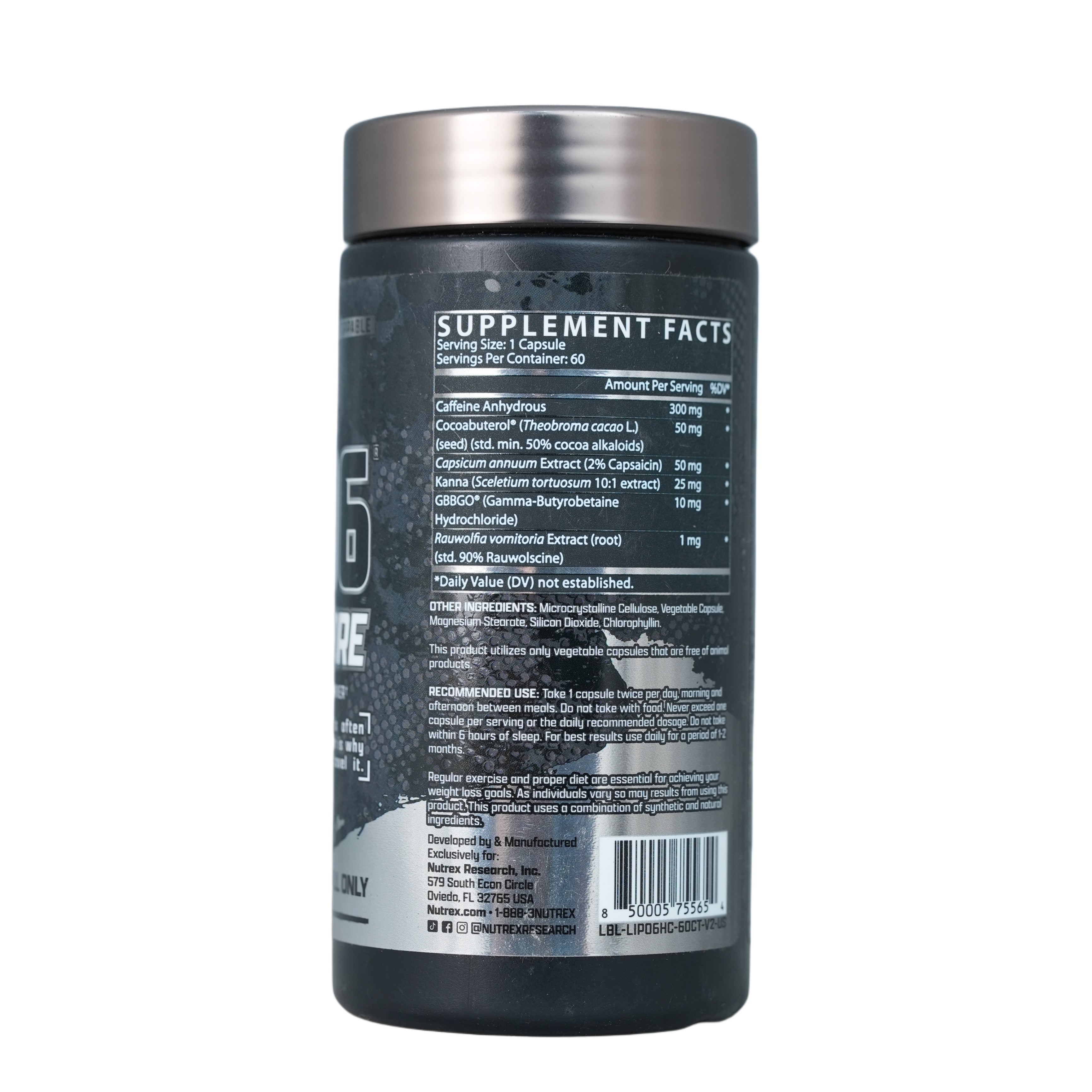 Nutrex Research Lipo-6 HardCore.-60Serv.