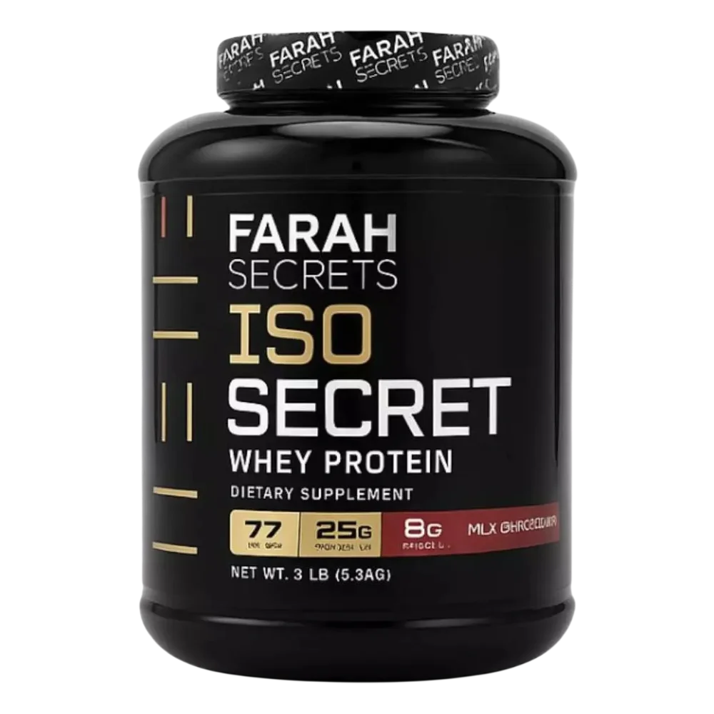 FARAH SECRETS.-ISO SECRET WHEY PROTEIN.-77 Servings.-2.3kg.