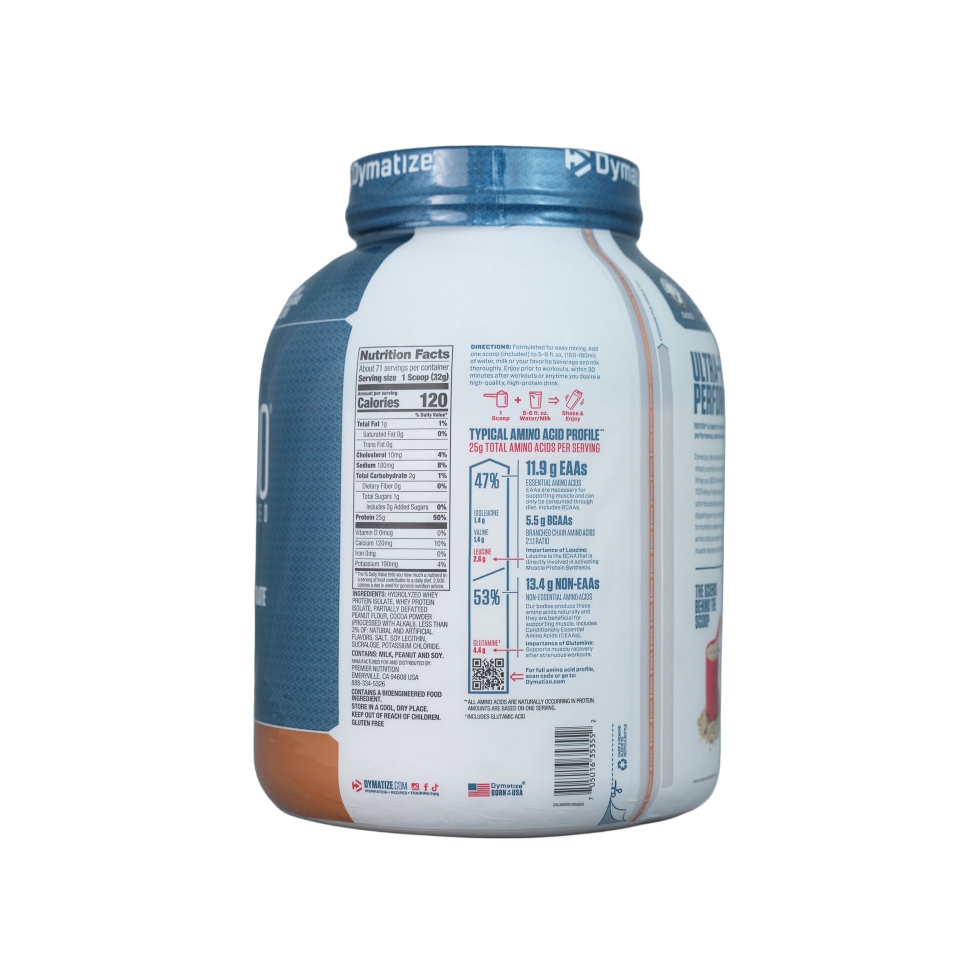 ديماتيز ISO100-71Serv.-2.3KG-زبدة الفول السوداني بالشوكولاتة