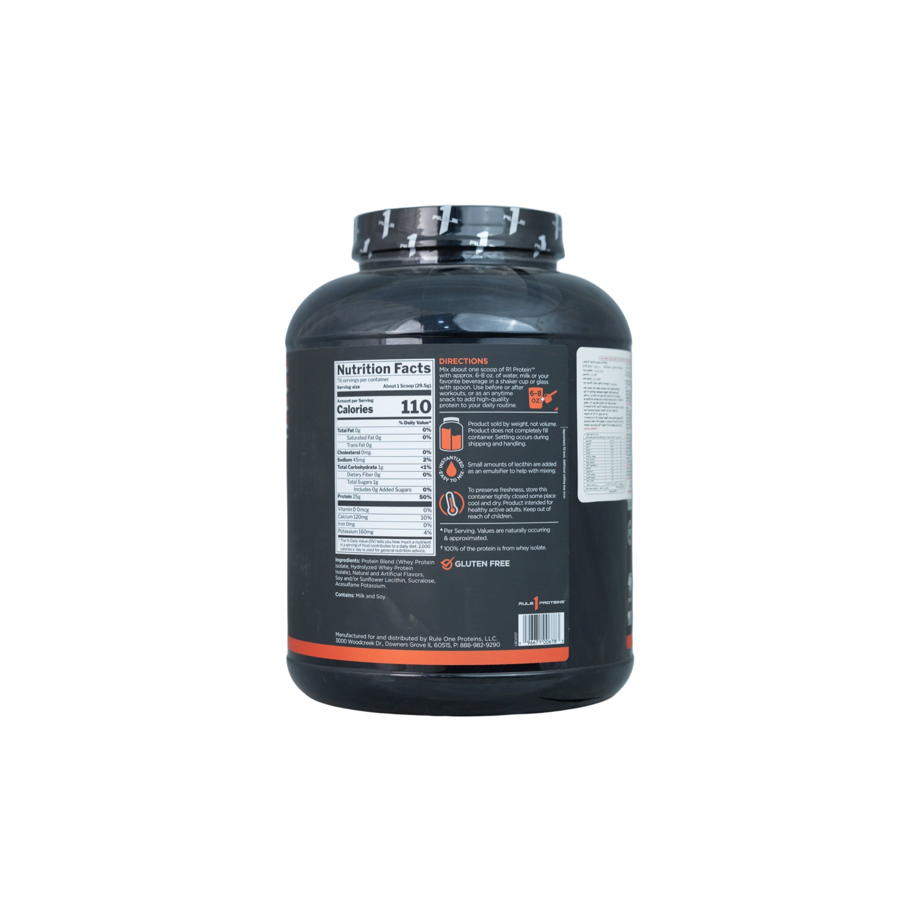 Rule1 Whey Protein-71Serv.-2kg-Frozen Banana