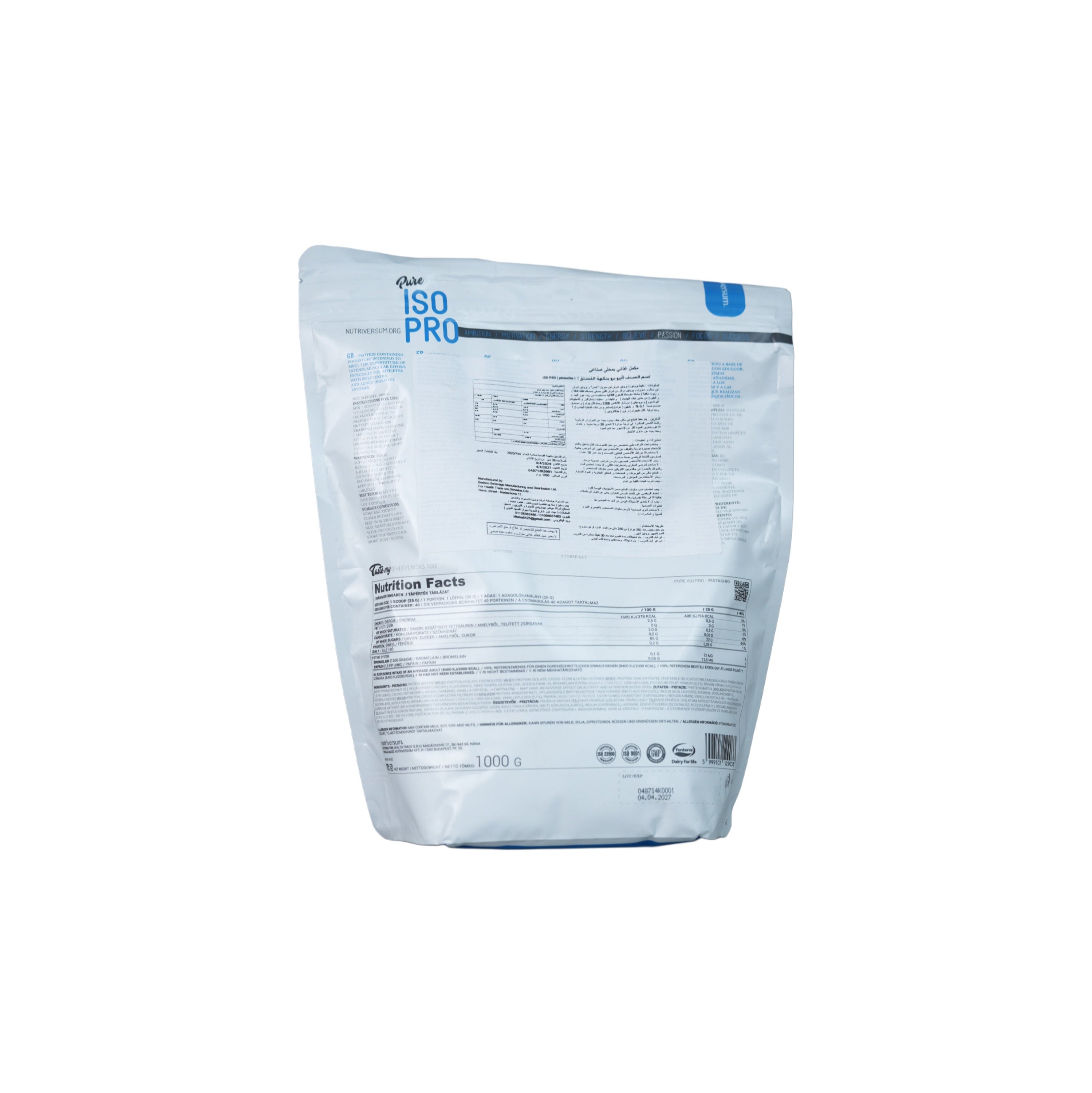 Nutriversum Basic Creatine Monohydrate-100Serv.-500G