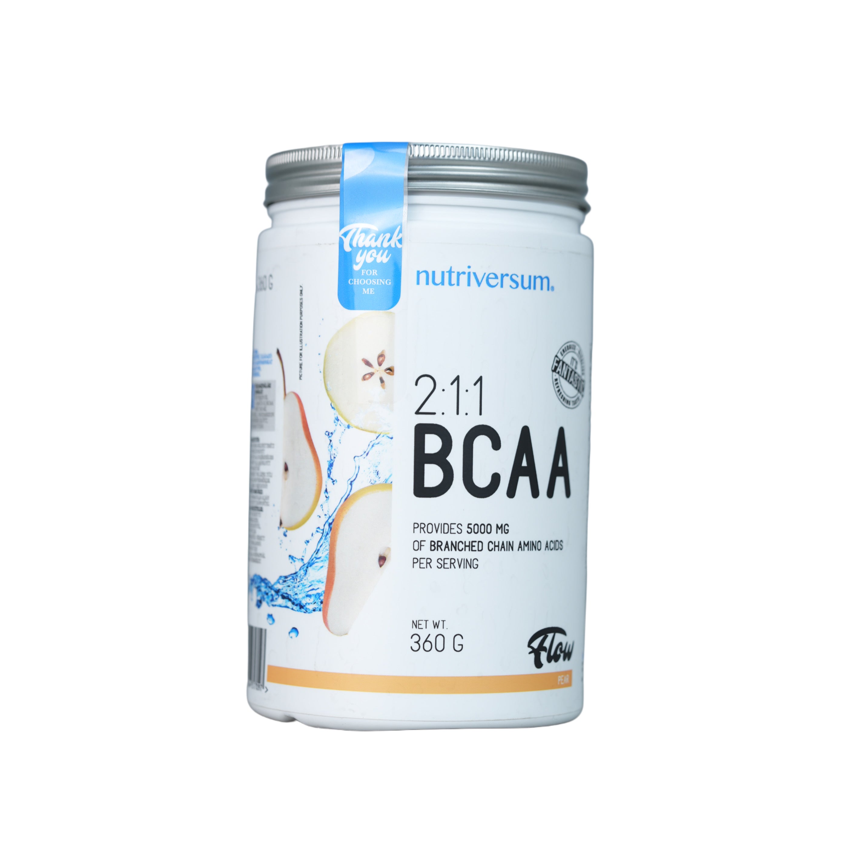Nutriversum BCAA 2:1:1 Flow-360G-30Serv.-Pear