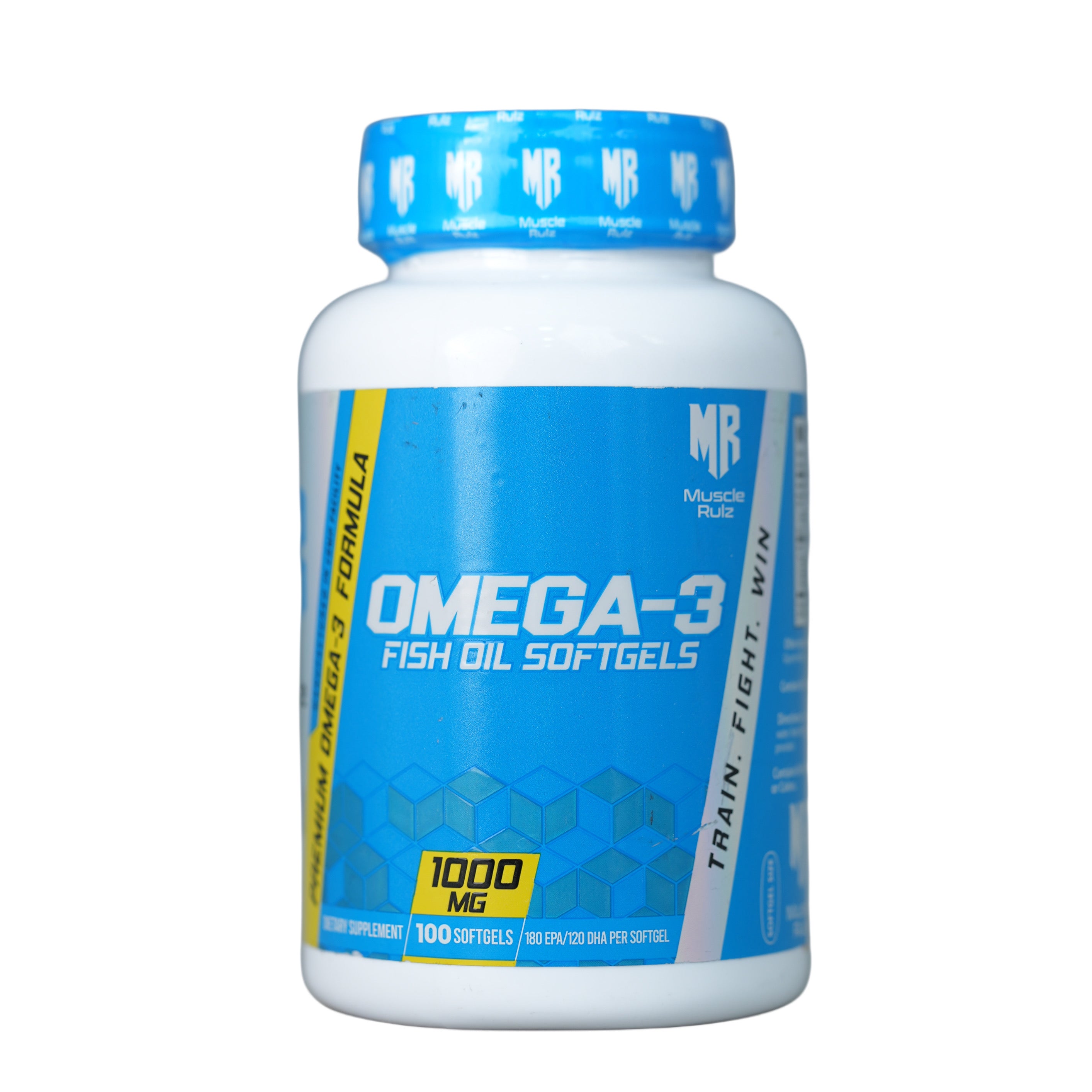 Muscle Rulz Omega-3 Fish Oil 1000Mg-100Serv.-100Softgels