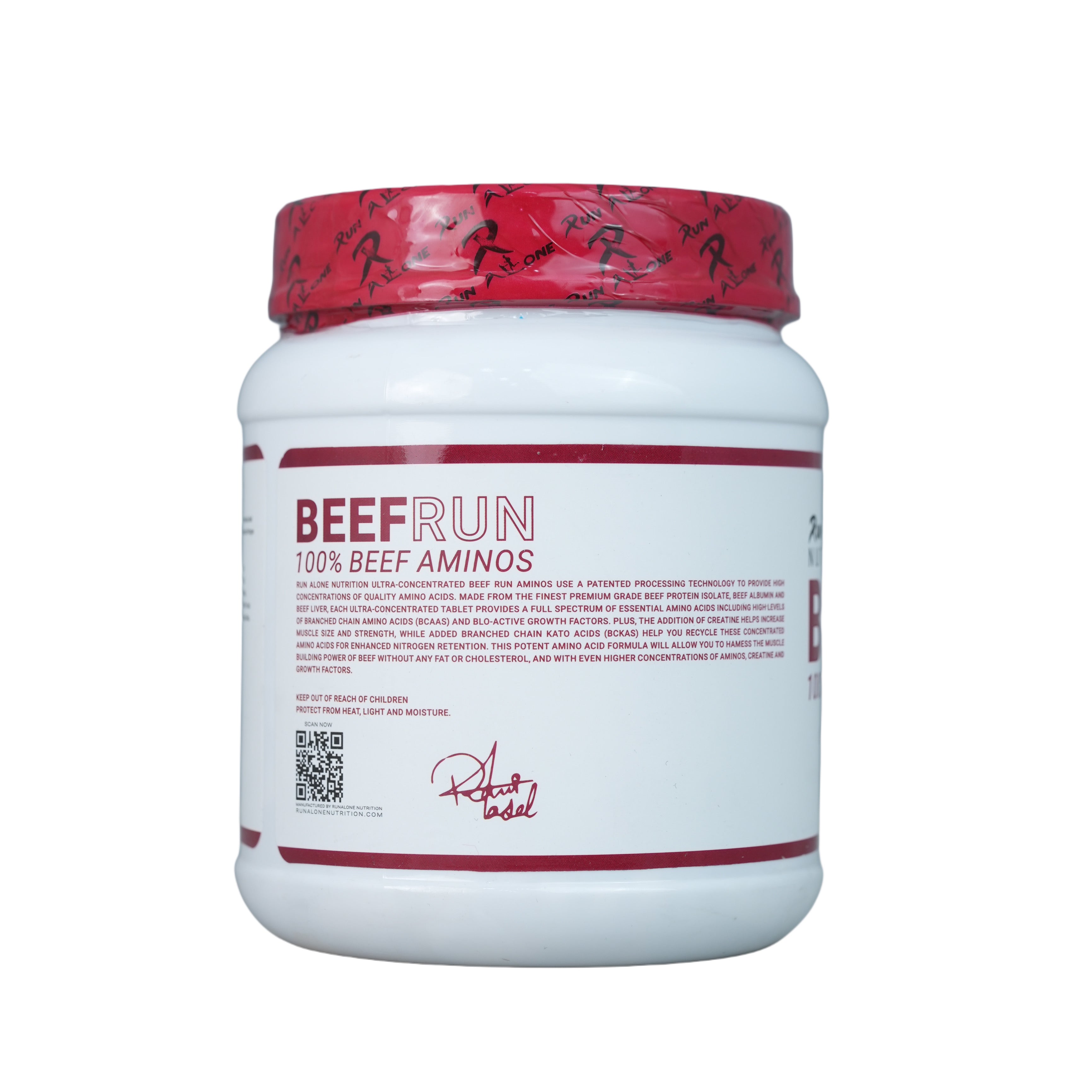 Run Alone Nutrition Amino Beef.-100Serv.-300 Tablets