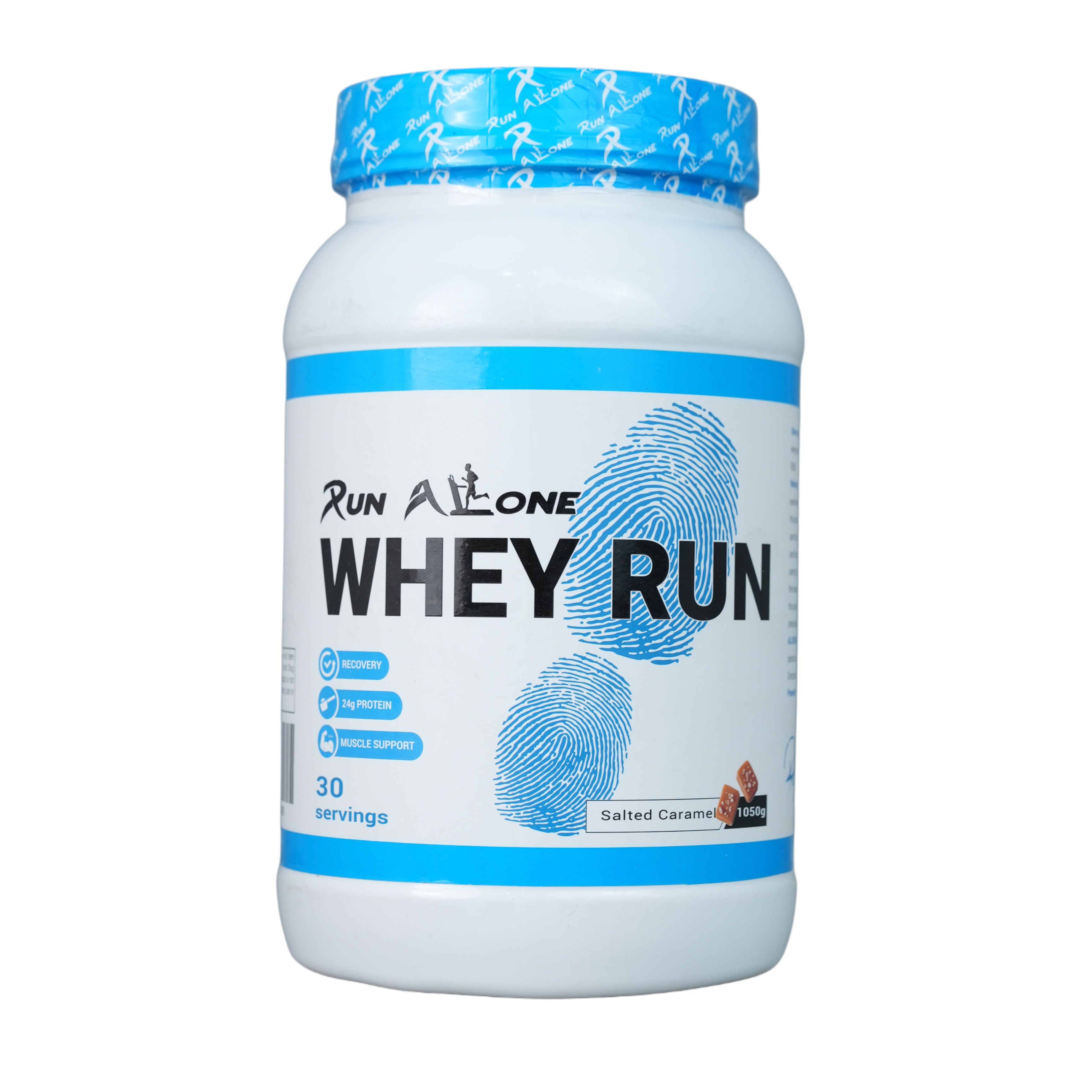 Run Alone Nutrition Whey Run.-30Serv.-1050Gm.-Salted Caramel