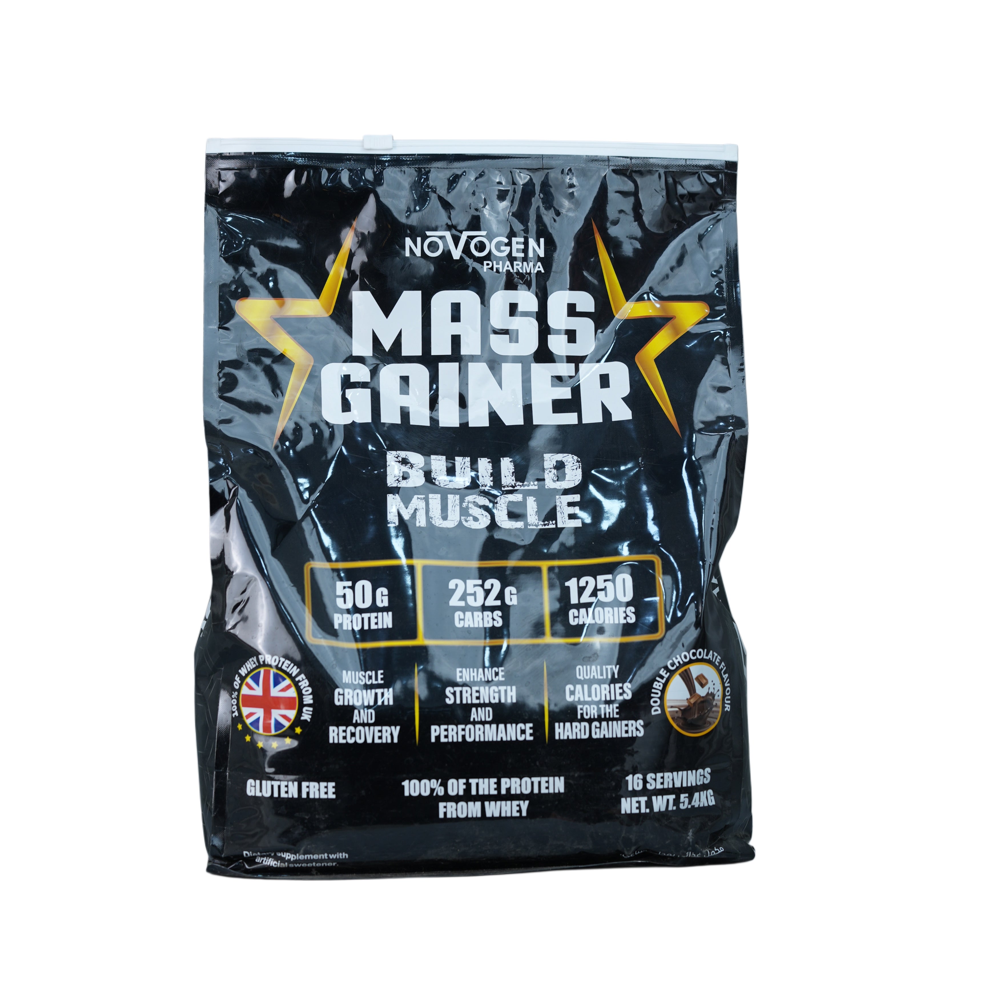 Novogen Pharma Mass Gainer Build Muscle-8Serv.-2.7Kg.