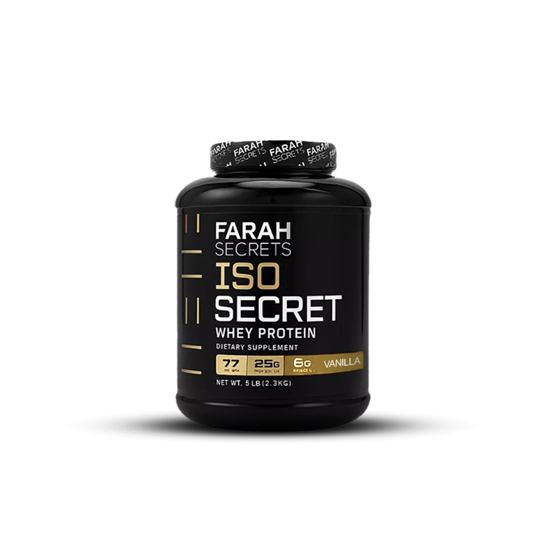 FARAH SECRETS.-ISO SECRET WHEY PROTEIN.-77 Servings.-2.3kg.