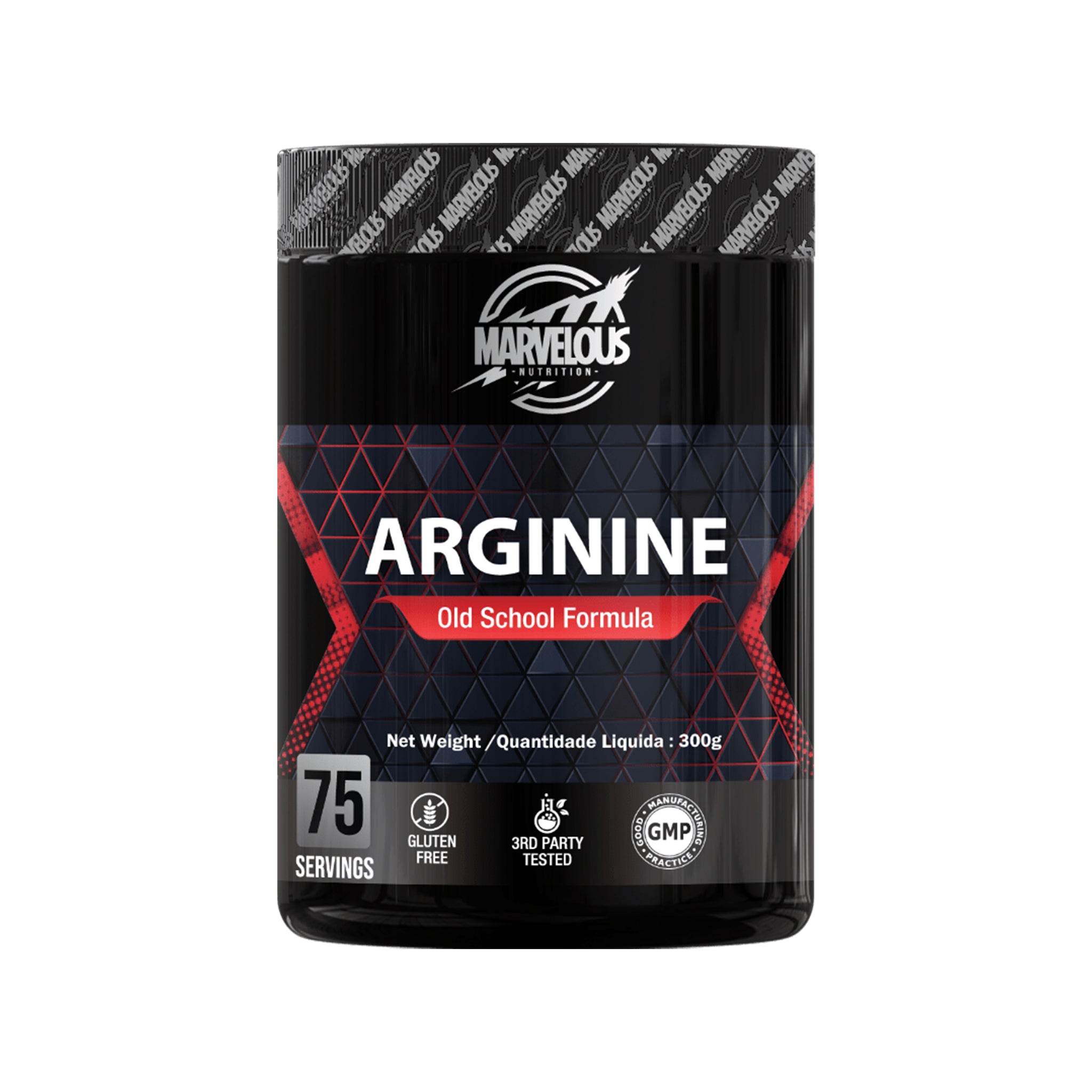 Marvelous Nutrition Arginine.-75Serv.-300Gm