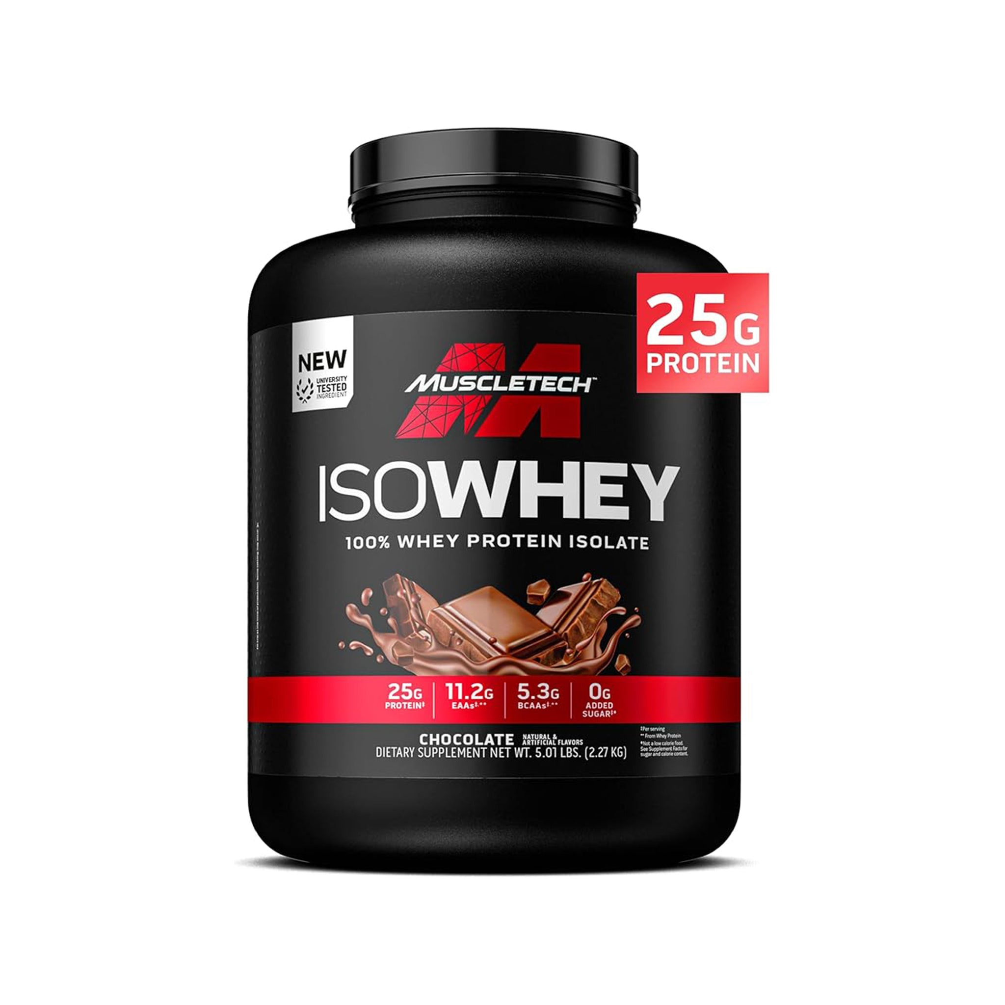 MuscleTech IsoWhey 100% Whey Protein Isolate.-72Serv.-2.27 kg.-Chocolate