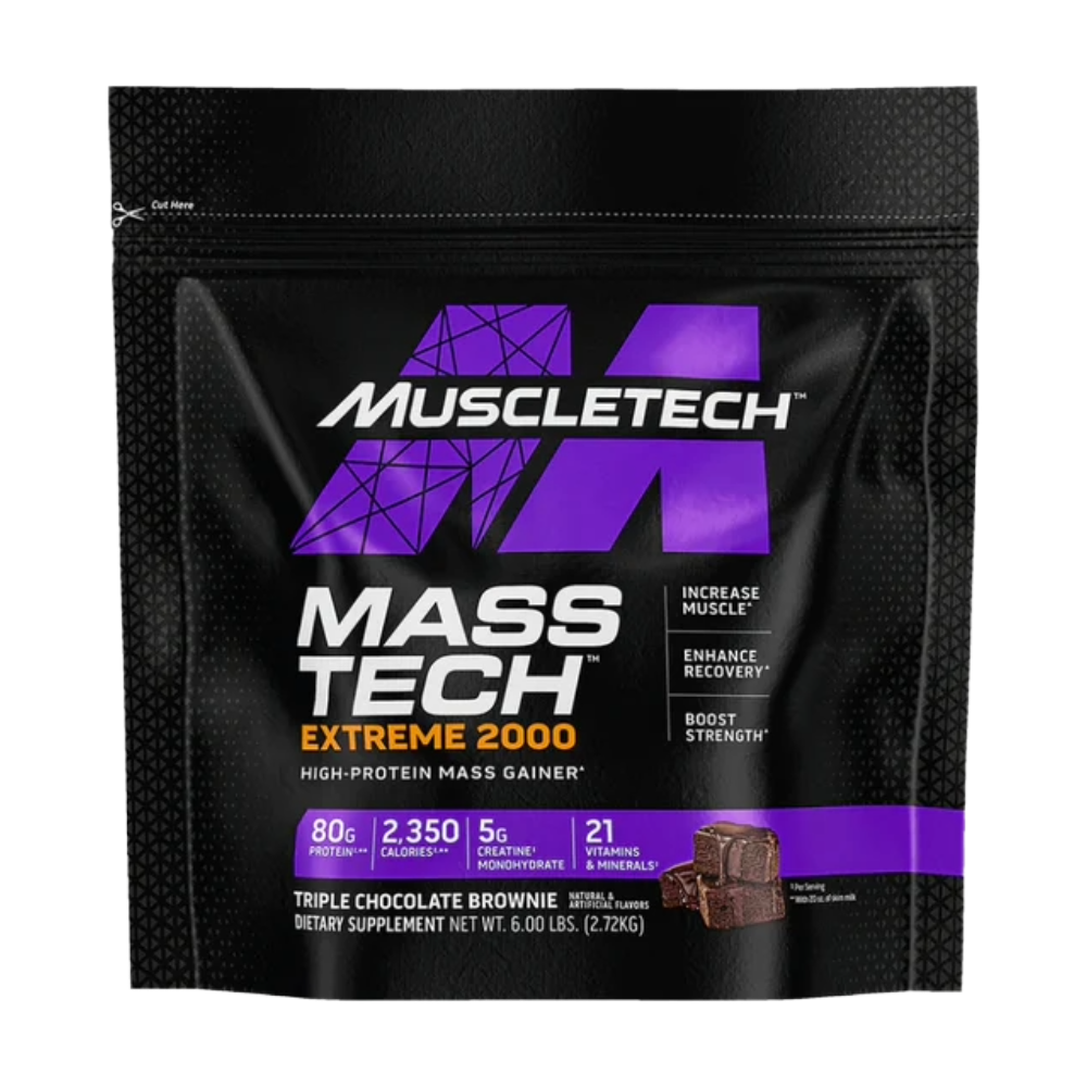 MuscleTech Mass Tech 2.72kg Triple Chocolate Brownie