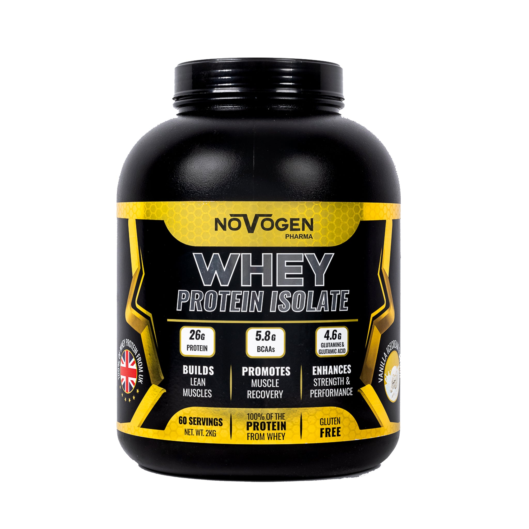 Novogen Pharma Whey Isolate-60Serv.-2Kg