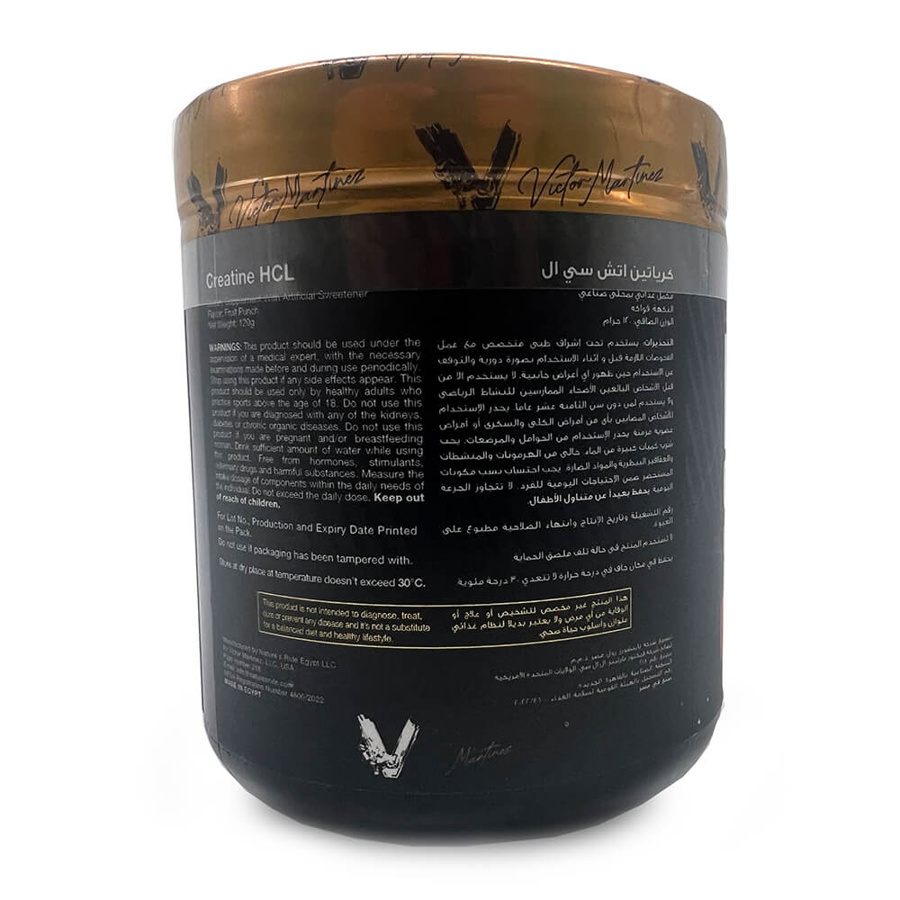 Victor Martinez Creatine HCL-120Serv.-120G.-fruit Punch