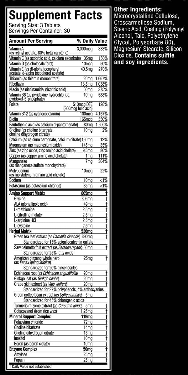 MuscleTech Platinum Multi vitamin 90 TAB